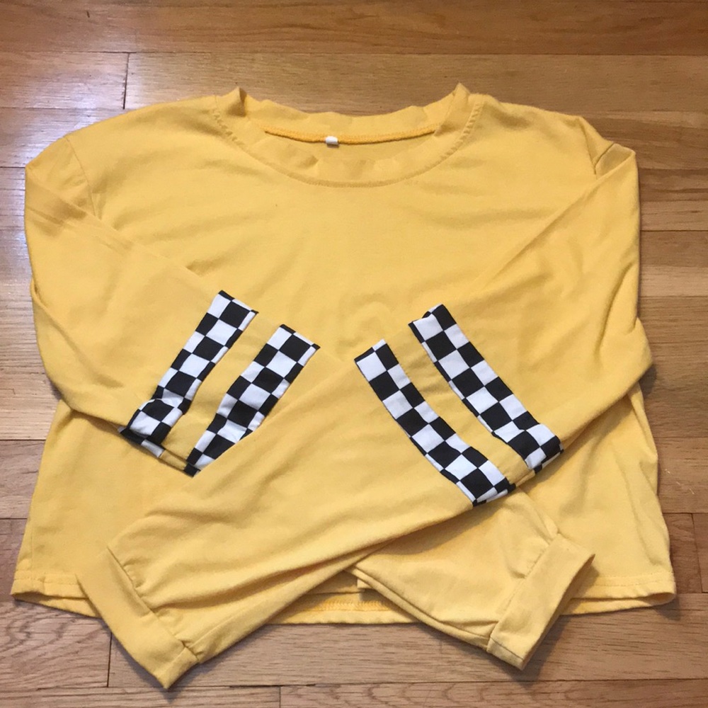 Yellow Crop Top